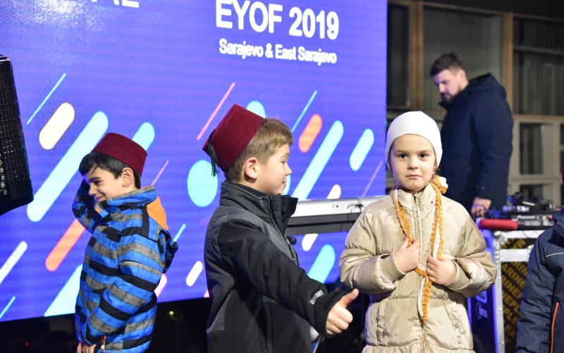 Kid IUS, EYOF 2019 Kutlamalarına Katıldı