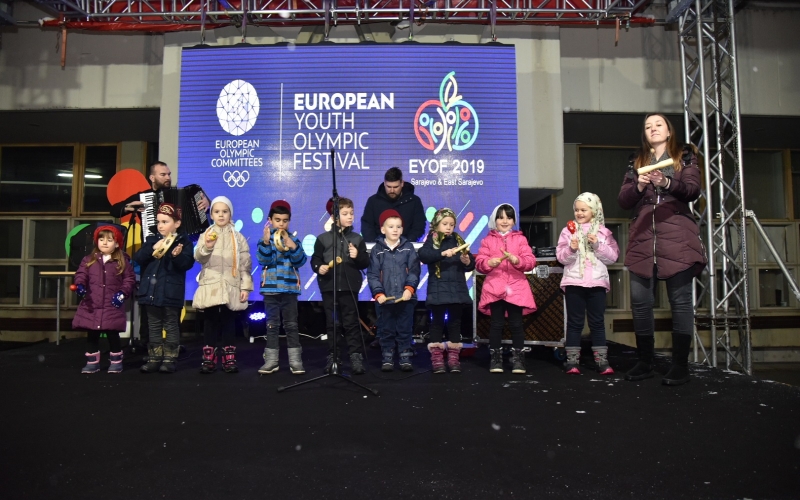 Kid IUS, EYOF 2019 Kutlamalarına Katıldı