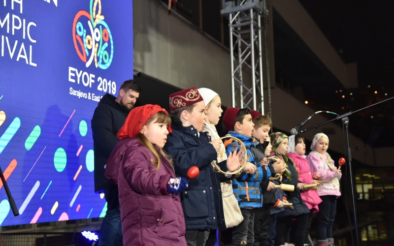 Kid IUS, EYOF 2019 Kutlamalarına Katıldı
