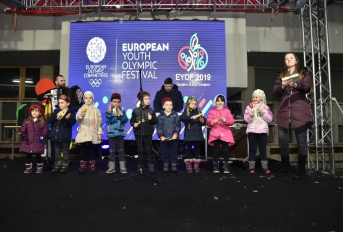 Kid IUS, EYOF 2019 Kutlamalarına Katıldı