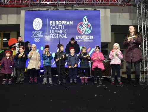Kid IUS, EYOF 2019 Kutlamalarına Katıldı